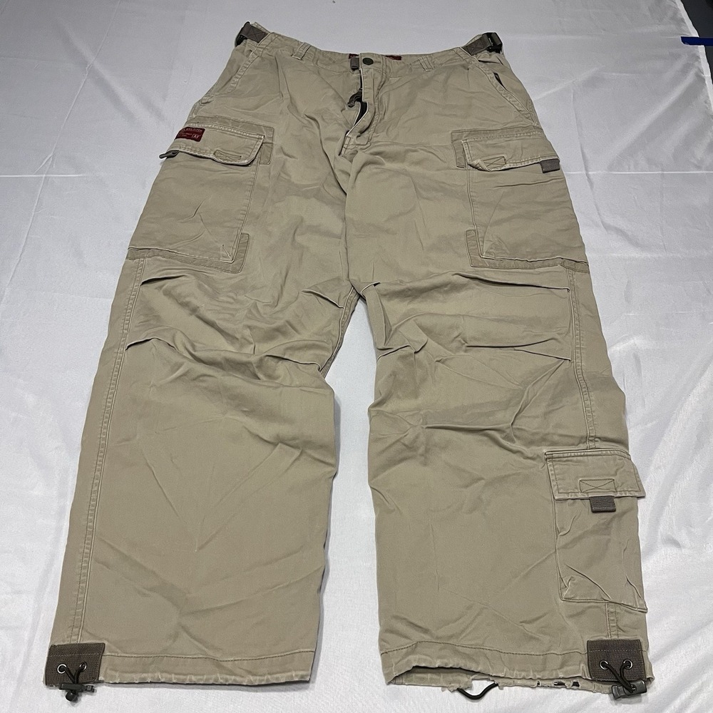 Vintage Abercrombie & Fitch Paratrooper Cargo Pants Mens Medium Heavyweight Gorp